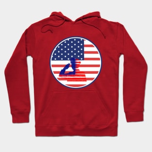 FOURTH Of July American Patriotic Soldier Hoodie